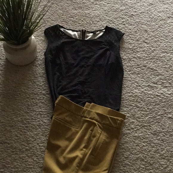 LOFT Pants & Jumpsuits Loft Mustard Yellow Ankle Pants Poshmark
